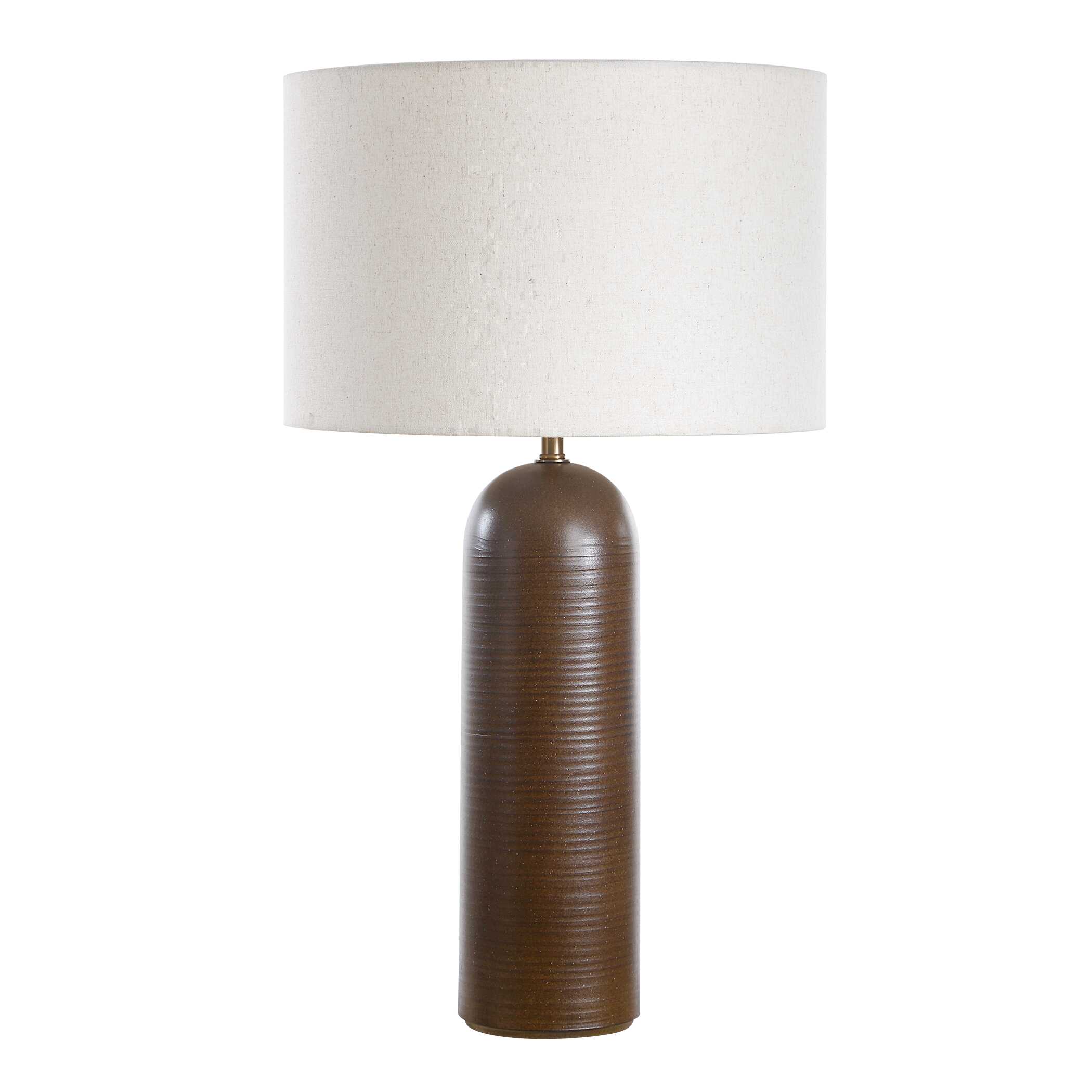 Trexler Brown Table Lamp, by Uttermost, 17" width x 29.5" height x 17" depth View 5
