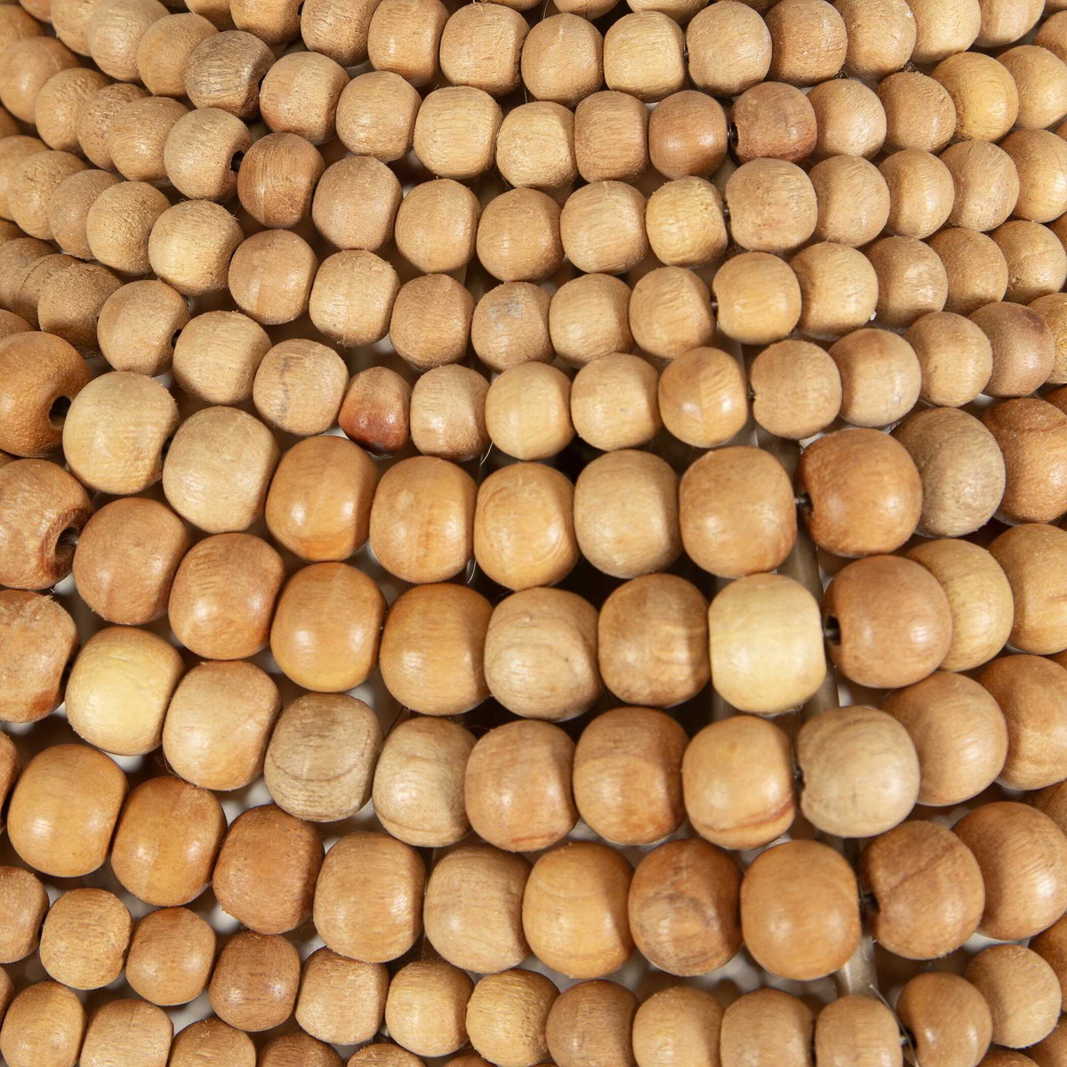 Kauri 1 Light Wooden Bead Pendant, Ceiling Light by Uttermost, 18" width x 20" height x 18" diameter x 18" depth View 7