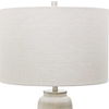 Comanche White Crackle Table Lamp, by Uttermost, 15" width x 26.5" height x 15" depth thumbnail 7