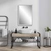 Serna White Vanity Mirror, by Uttermost, 1'8.5" width x 2'6" height x 2" depth thumbnail 4