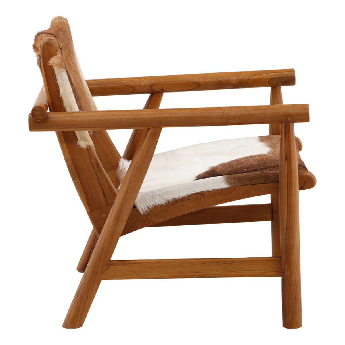 Dunbar Occasional Chair Brown, Accent Chair by Dovetail, 28.14" width x 29.5" height x 28.34" depth View 3