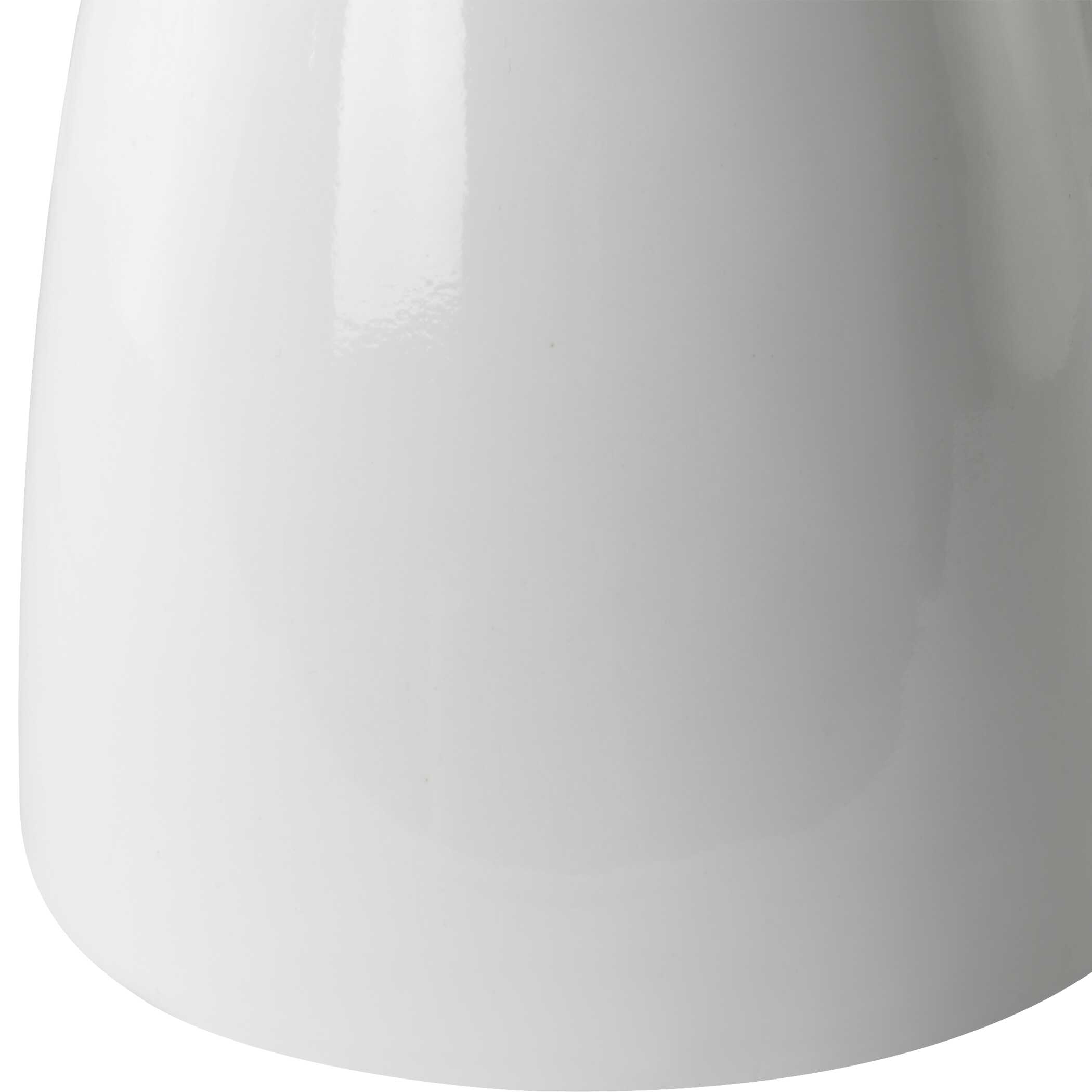 Kimist White Vases Set/2, Decorative by Uttermost, 4.5" width x 20" height x 4.5" depth View 4
