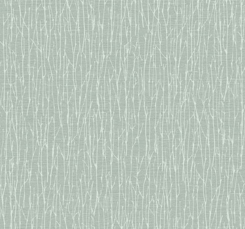 Woodland Twigs Sage Wallpaper