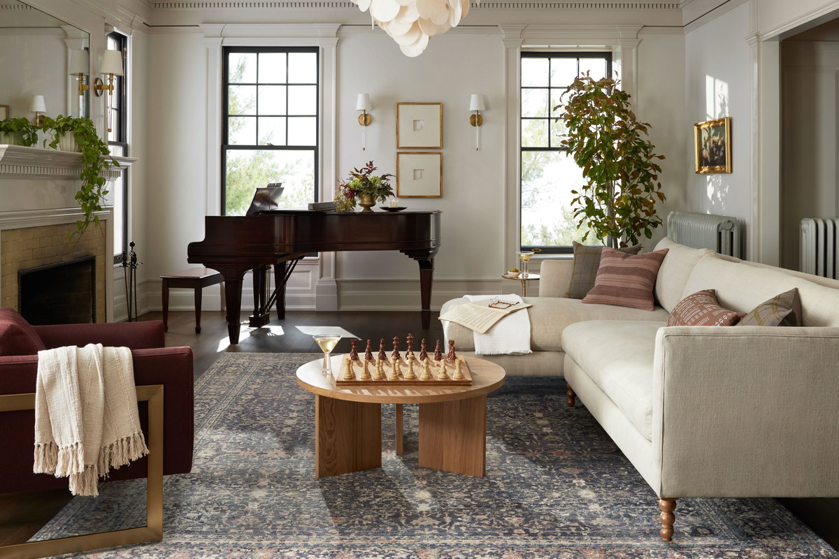 Jean Stoffer x Loloi Bradbury Rug, 1'6" length x 1'6" width View 3