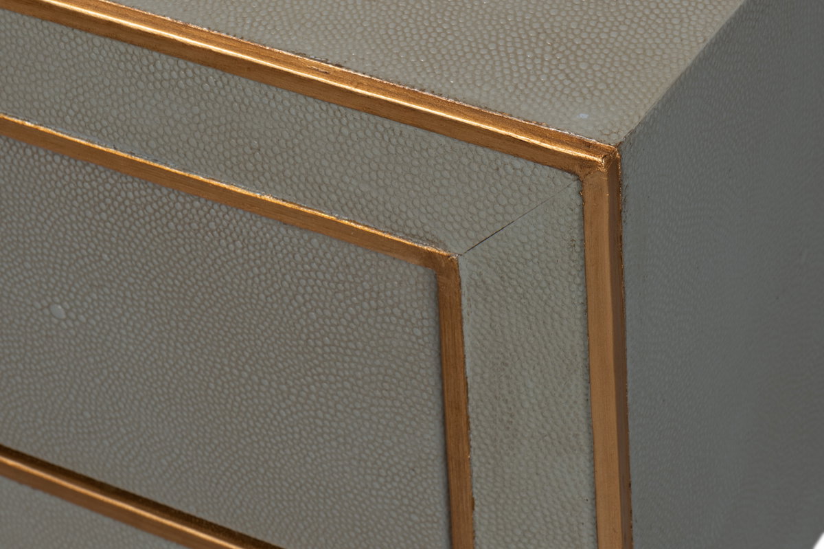Gabriella Console  Storm Grey, by Sarreid, 1'6" length x 5'4" width x 2'9" height View 6