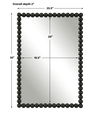 Serna Black Vanity Mirror, by Uttermost, 20.5" width x 30" height x 2" depth thumbnail 3