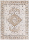 Indigo Machine Woven Rug, by Surya, 1'3.75" length x 1'3.75" width thumbnail