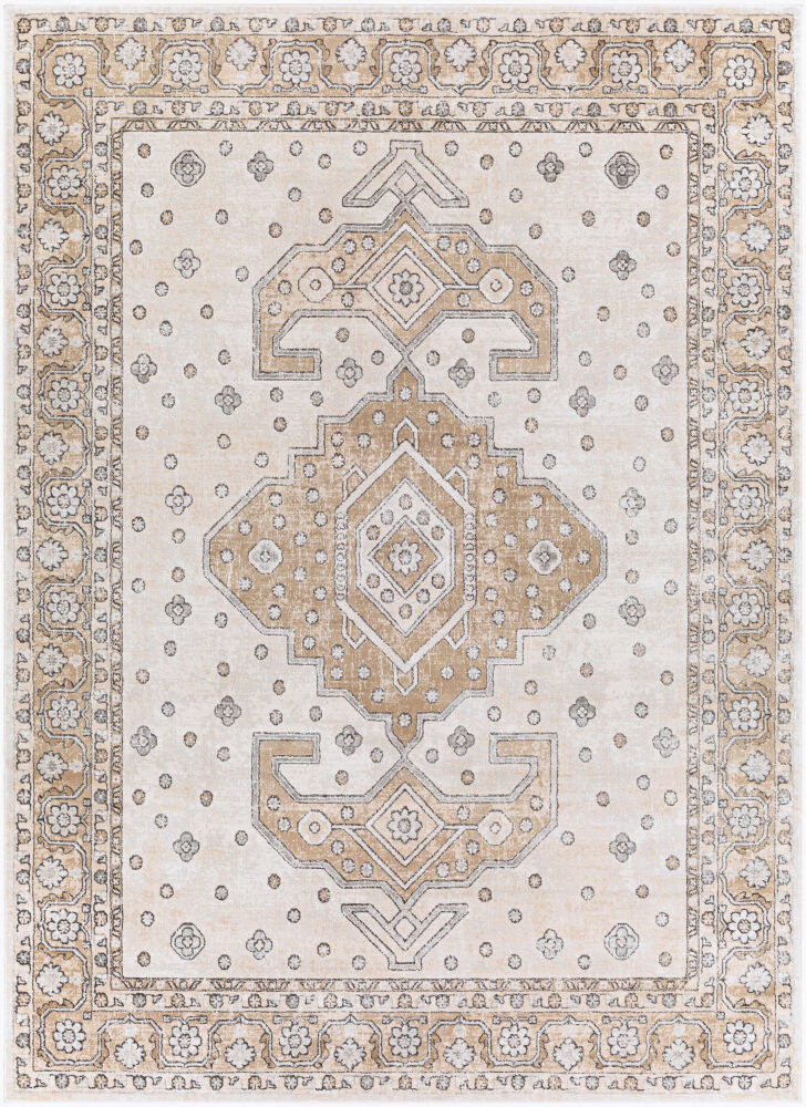 Indigo Machine Woven Rug, by Surya, 1'3.75" length x 1'3.75" width