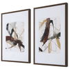 Burgundy Interjection Abstract Prints Set/2 thumbnail 4