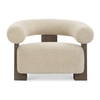 Lennox Shearling Accent Chair, by Uttermost, 38" width x 27" height x 31.5" depth thumbnail 1