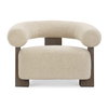 Lennox Shearling Accent Chair, by Uttermost, 38" width x 27" height x 31.5" depth thumbnail 1
