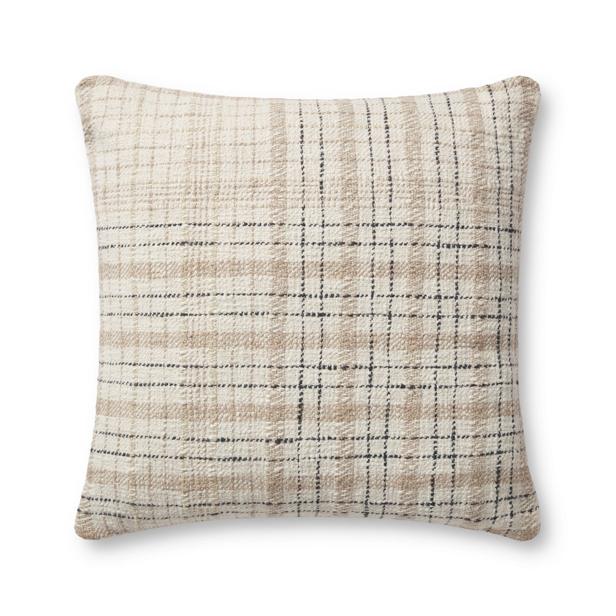 Chris Loves Julia x Loloi Cricket Pillow, Decorative Pillow, 22" length x 22" width View 1