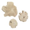 Kalani Wood Outdoor Wall Art Set/3, Sculptural Wall Art by Uttermost, 19.75" width x 19.75" height x 1.25" depth thumbnail 2