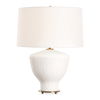 Maisie White Table Lamp, by Uttermost, 18" width x 23.5" height x 18" depth thumbnail 1