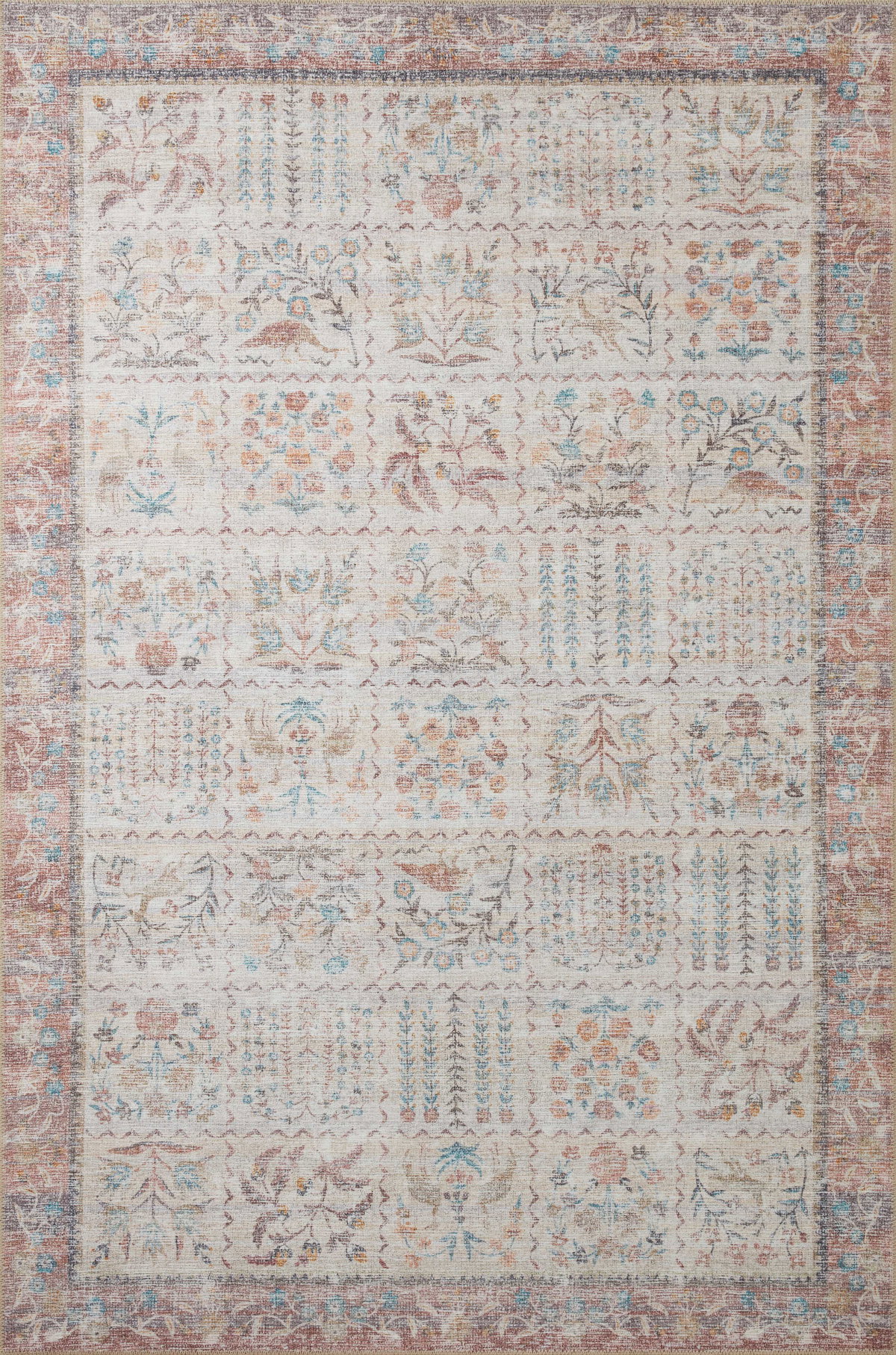 Rifle Paper Co. x Loloi Maison Rug, 2' length x 5' width View 1
