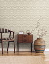 Petite Watercolor Chevron Cream Wallpaper thumbnail 2