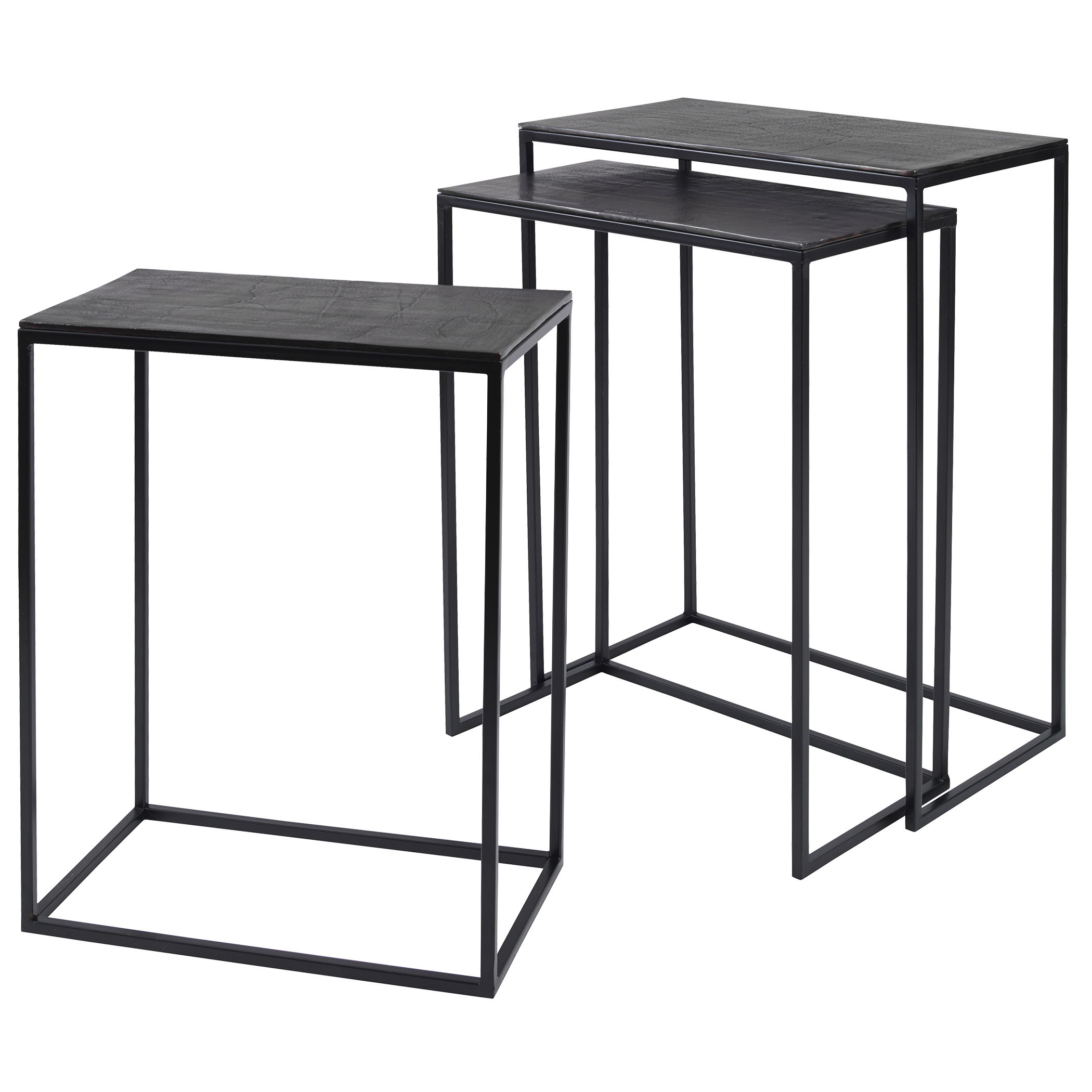 Coreene Iron Nesting Tables S/3 large image 