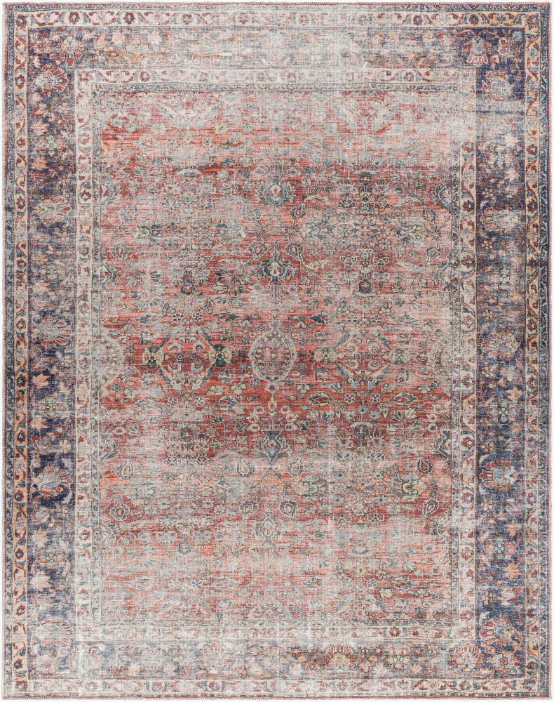 Kemer Machine Woven Rug, by Surya, 9'0.27" length x 6'6.74" width