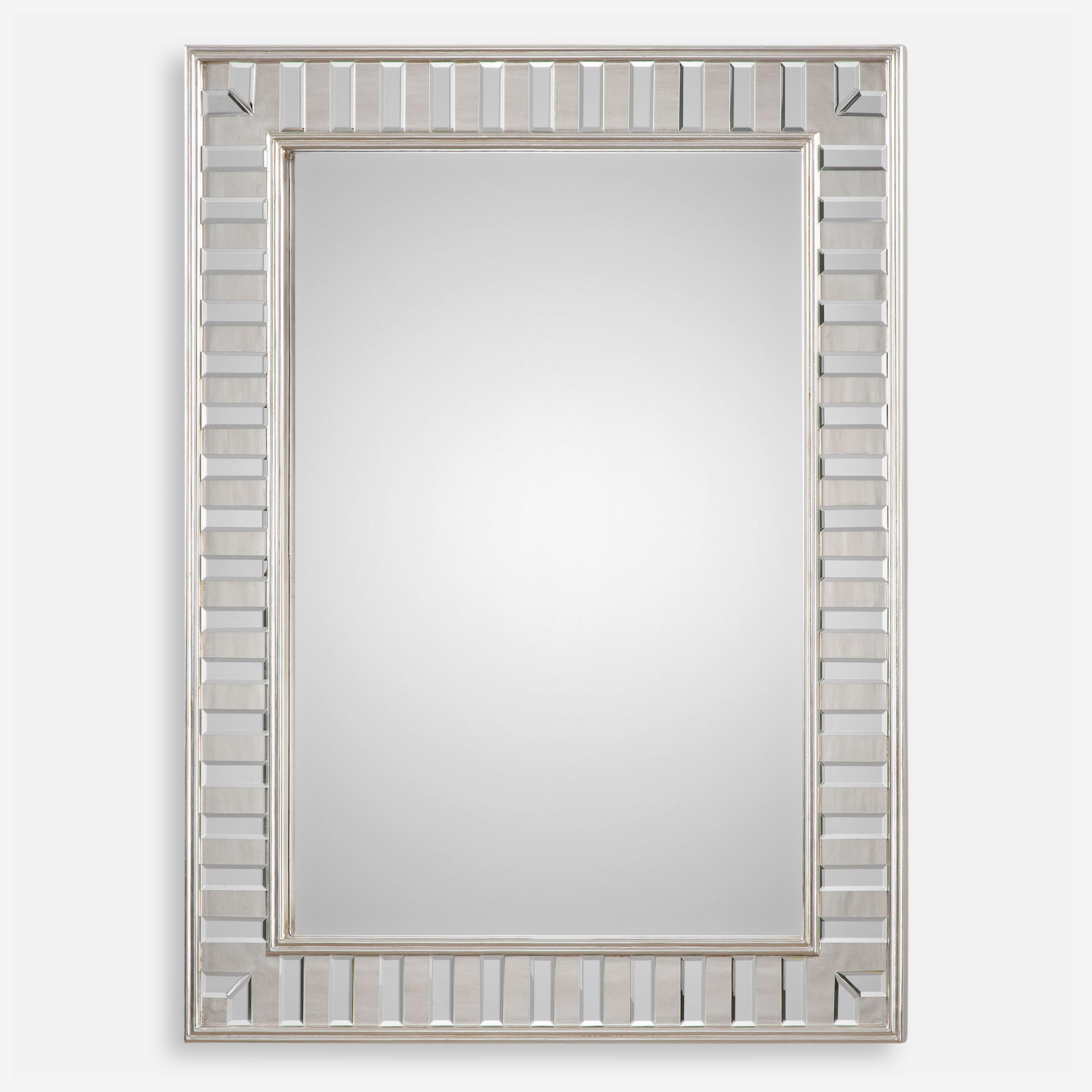 Lanester Silver Leaf Mirror large image 