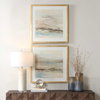 So Golden Abstract Landscape Prints Set/2, Art by Uttermost, 29.5" width x 29.5" height x 1.5" depth thumbnail 2