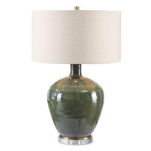 Elva Emerald Table Lamp