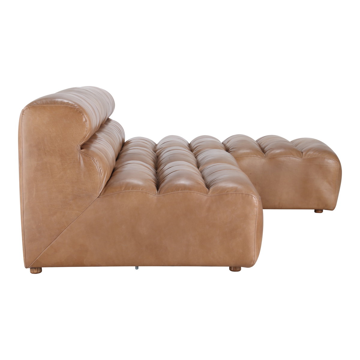 Ramsay Signature Modular Sectional Tan, Sectional Sofa by Moe's Home, 108" width x 28" height x 65.5" depth View 5