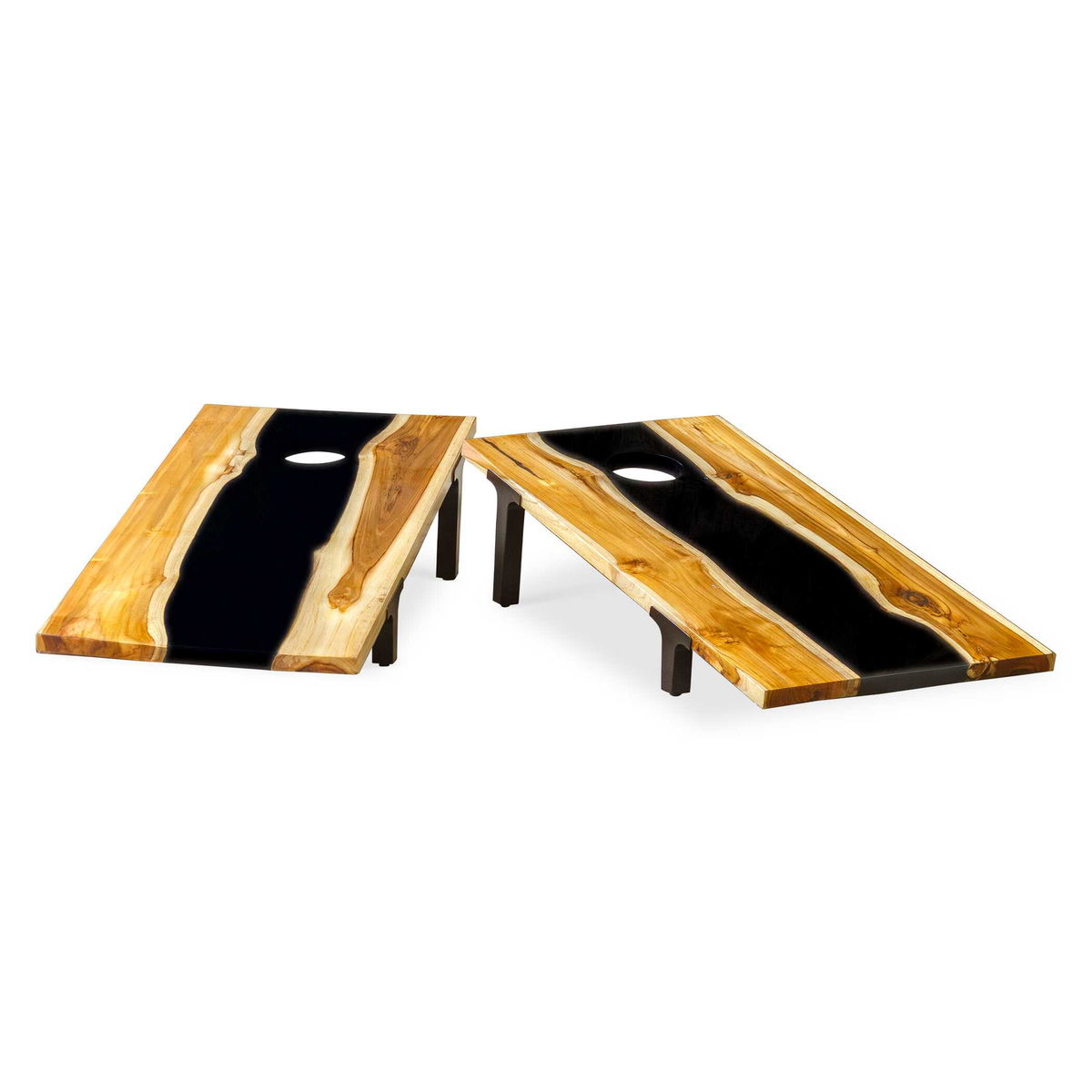 Clearwood Black Cornhole Game Set/2, by Uttermost, 24" width x 12" height x 48" depth View 1