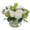 Garden Peony Bouquet, Artificial Plants & Flower by Uttermost, 10.25" width x 7.75" height x 10.25" depth thumbnail 1