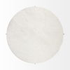 Reinhold 49' Round White Marble Top Gold Metal Base Coffee Table thumbnail 9