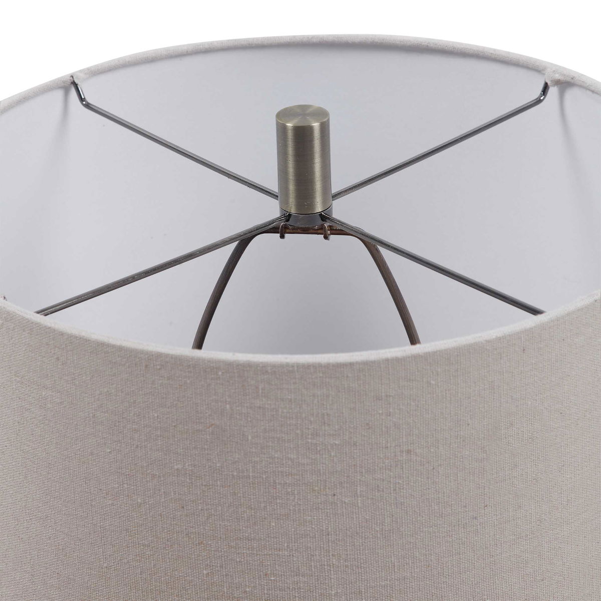 Lagos Rustic Table Lamp, by Uttermost, 14" width x 22" height x 14" depth View 7