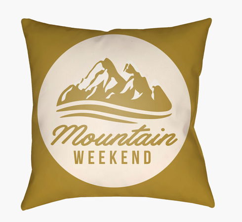 Lodge Cabin Accent Pillow