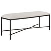 Avenham Black Framed Bench, Benche by Uttermost, 50.5" width x 20.25" height x 16.25" depth thumbnail 5
