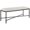 Avenham Black Framed Bench, Furniture by Uttermost, 50.5" width x 20.25" height x 16.25" depth thumbnail 5