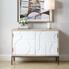 Weimar 2 Door White Cabinet, Furniture by Uttermost, 43.37" width x 31.5" height x 15.87" depth thumbnail 2