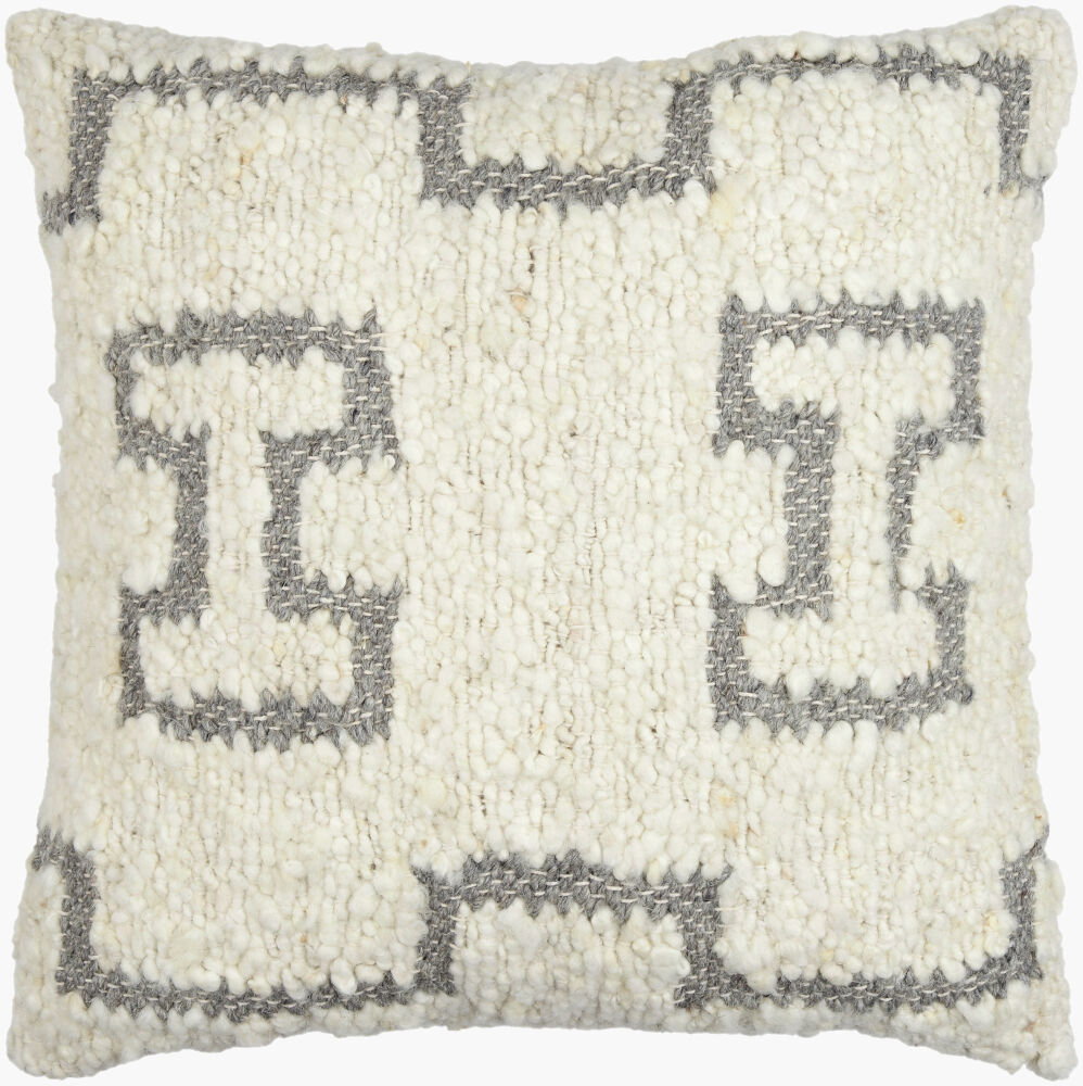 Figuration Accent Pillow Poly, Decorative Pillow by Surya, 22" length x 22" width