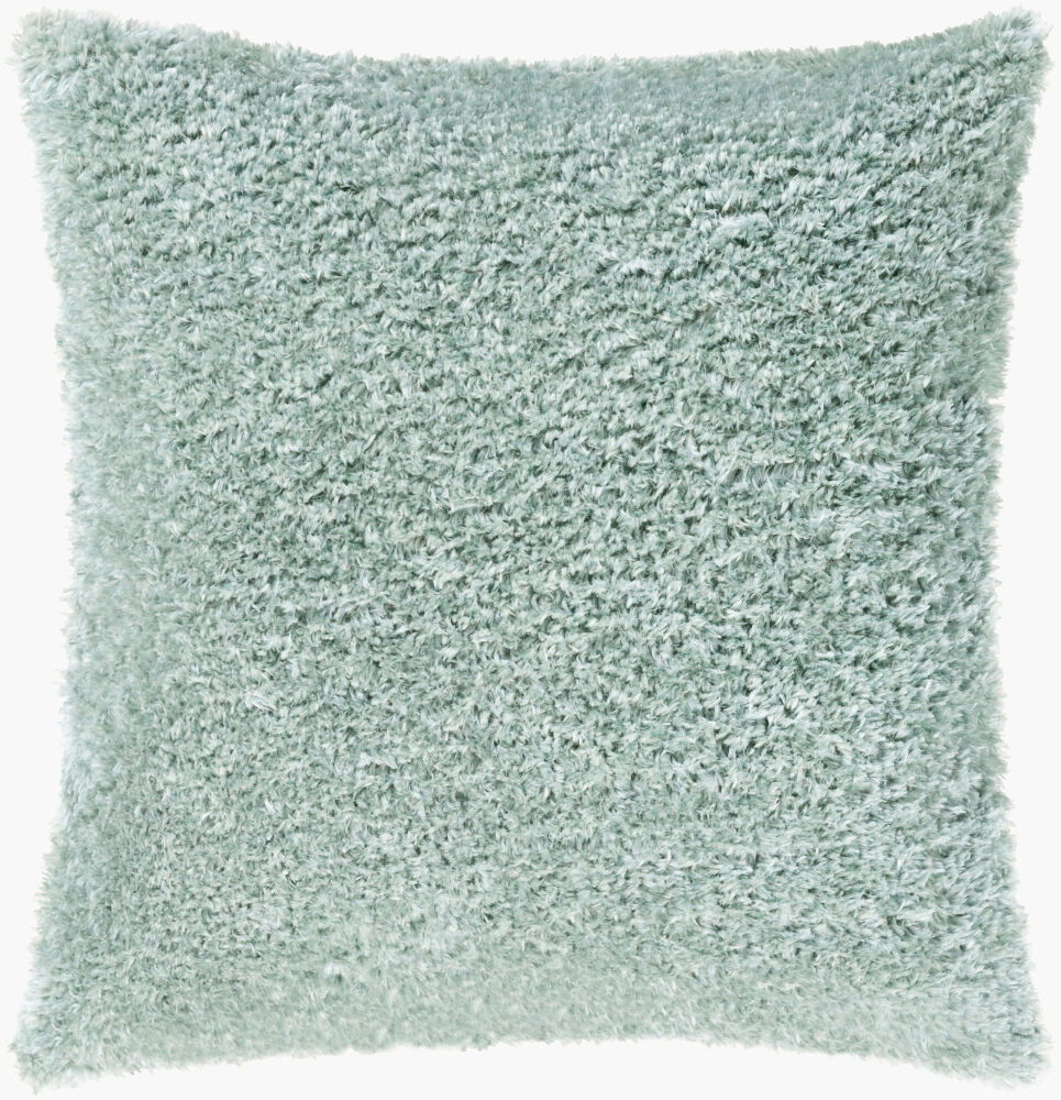 Flokati Accent Pillow Down, Decorative Pillow by Surya, 21" length x 21" width