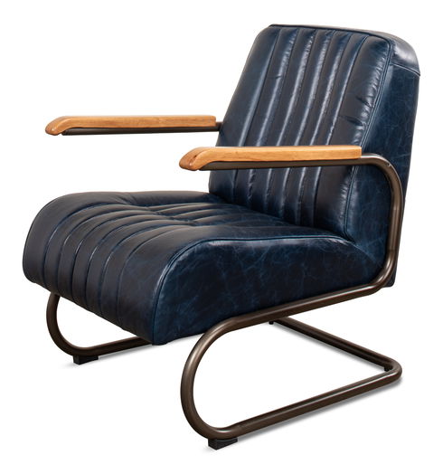 Bel-Air Arm Chair, Blue