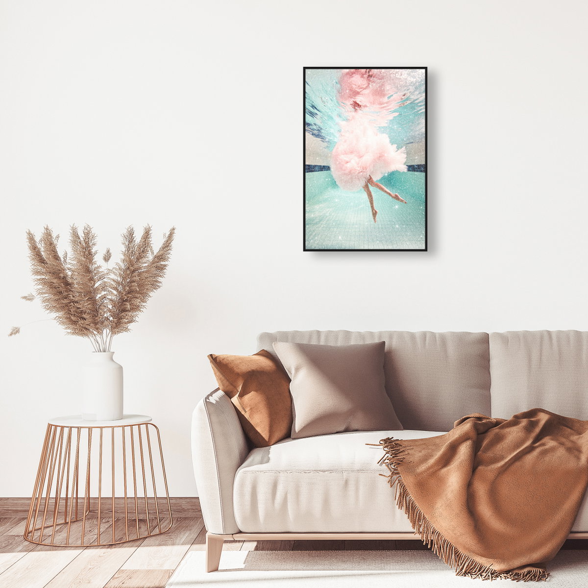 Aquatic Ballerina I (Diamond Dust), Art by Oliver Gal,  24x36 View 3