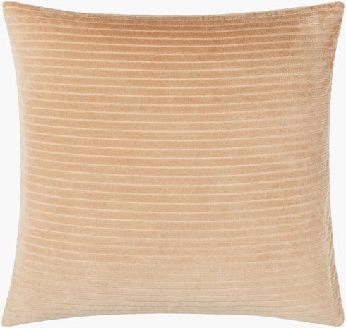 Cotton Velvet Stripes Accent Pillow