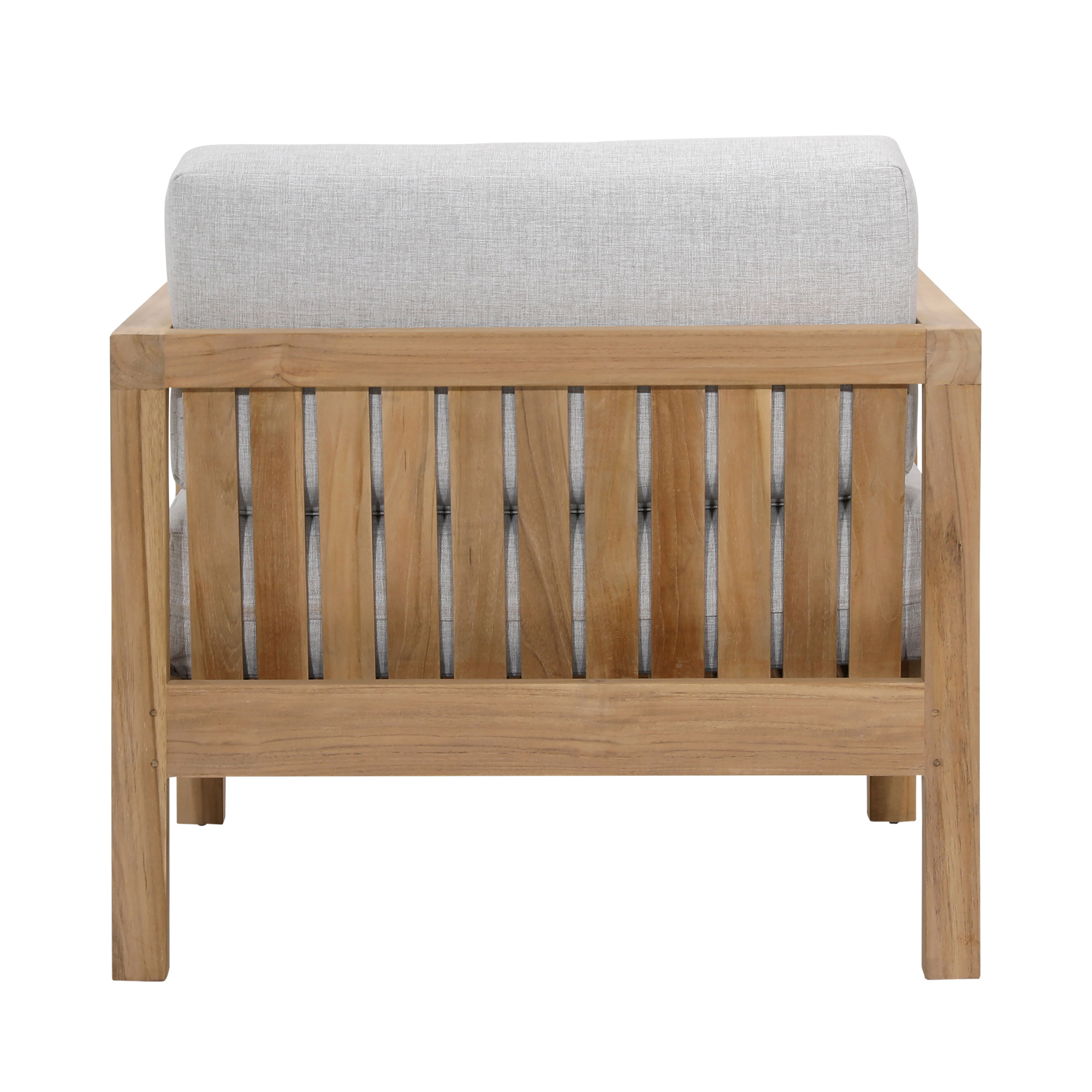 Boe Outdoor Occasional Chair Light Grey, Accent Chair by Dovetail, 32" width x 31" height x 31.5" depth View 4