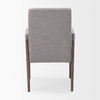 Palisades Curved Back Dining Side Chair | Grey Fabric with Brown Wood, Dining Chair by Mercana, 23.75" length x 28" width x 36" height thumbnail 8