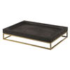 Shadowstone Cast Black Tray, Decorative by Uttermost, 18" width x 3.5" height x 13" depth thumbnail 4