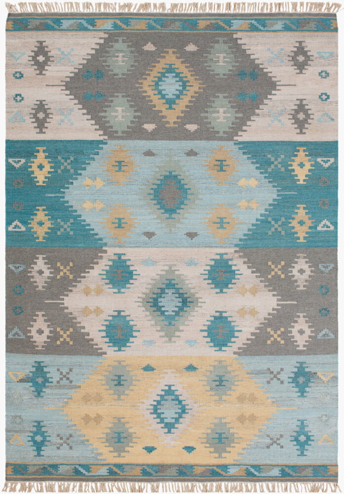 Adia Handmade Rug, by Surya, 1'6" length x 1'6" width