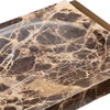 Marble Tray Crest, Decorative Tray by Uttermost, 18.87" width x 1.37" height x 7" depth thumbnail 6