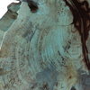 Bahati Wood Blue Sculpture, Figurines & Statue by Uttermost, 19.7" width x 22.8" height x 5.5" depth thumbnail 8
