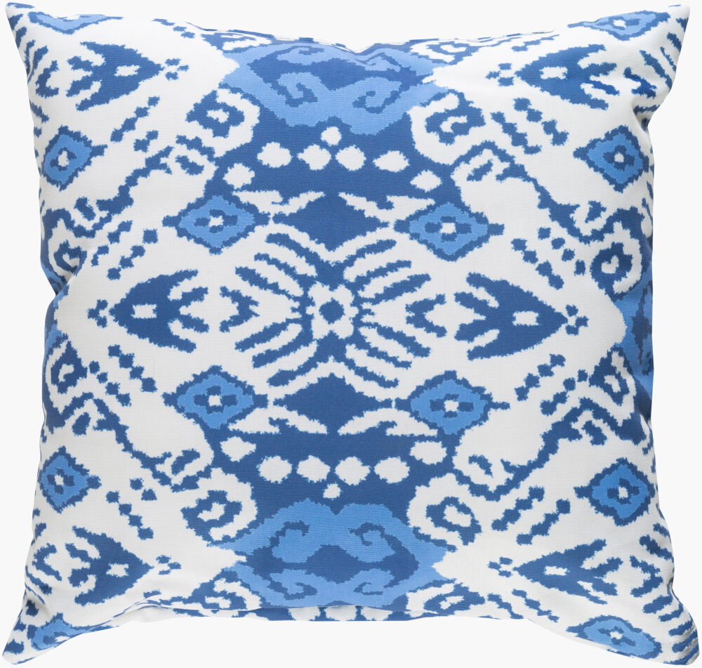 Indigo Blues Accent Pillow, Decorative Pillow by Surya, 20" length x 20" width