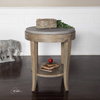 Deka Round Side Table, Side & End Table by Uttermost, 24" width x 28.5" height x 24" depth thumbnail 7