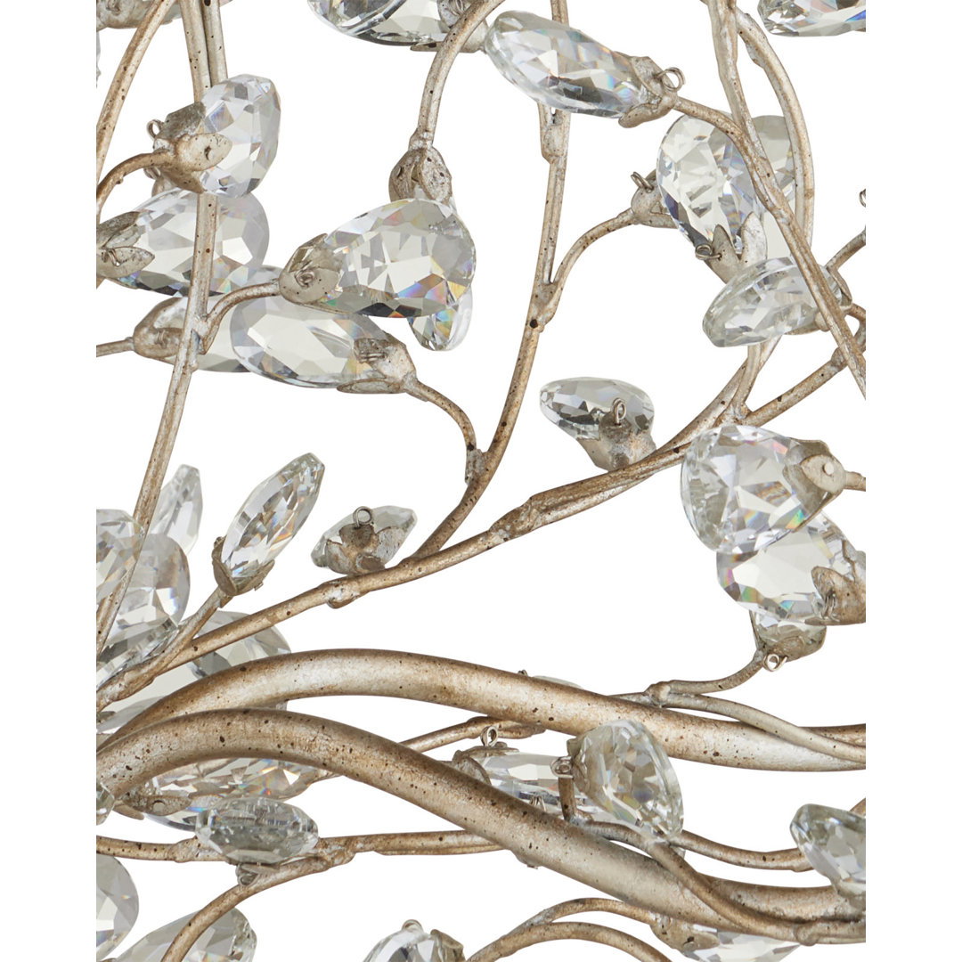 Crystal Bud 8 - Light Chandelier, by Currey and Company, 33" width x 33" height x 33" depth View 8