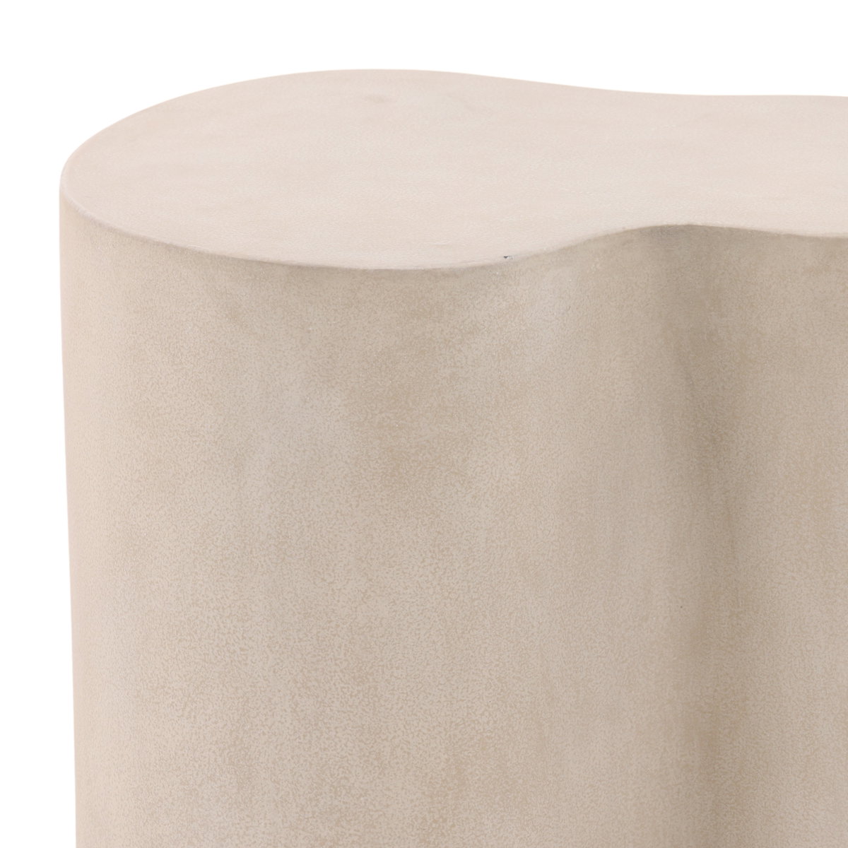 Xyra Outdoor Side Table Light Grey Large, Side & End Table by Dovetail, 21.65" width x 21.85" height x 21.65" depth View 5