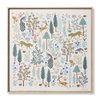 Rifle Paper Co. x Loloi Ivory Menagerie Wall Art, Wall Hanging, 31" length x 31" width thumbnail 1